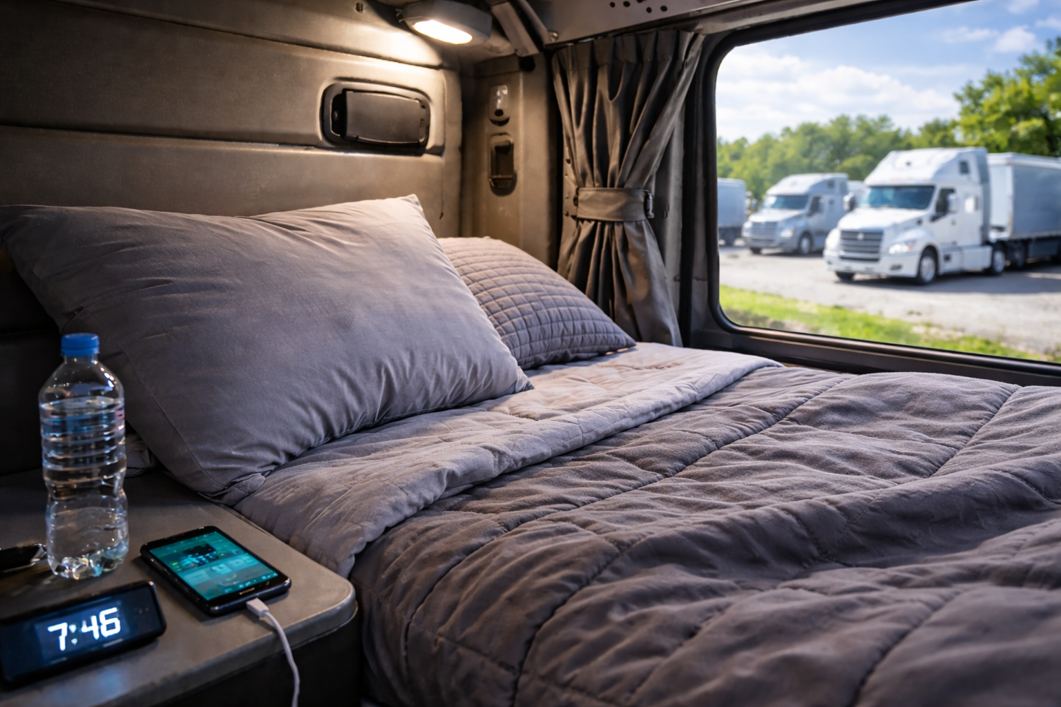 Featured image for article: How do Truck Drivers Sleep