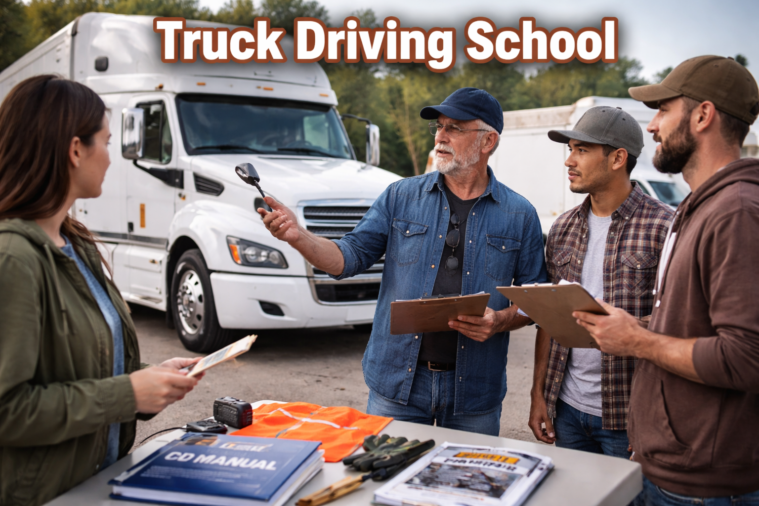 Featured image for article: How Long is Truck Driving School