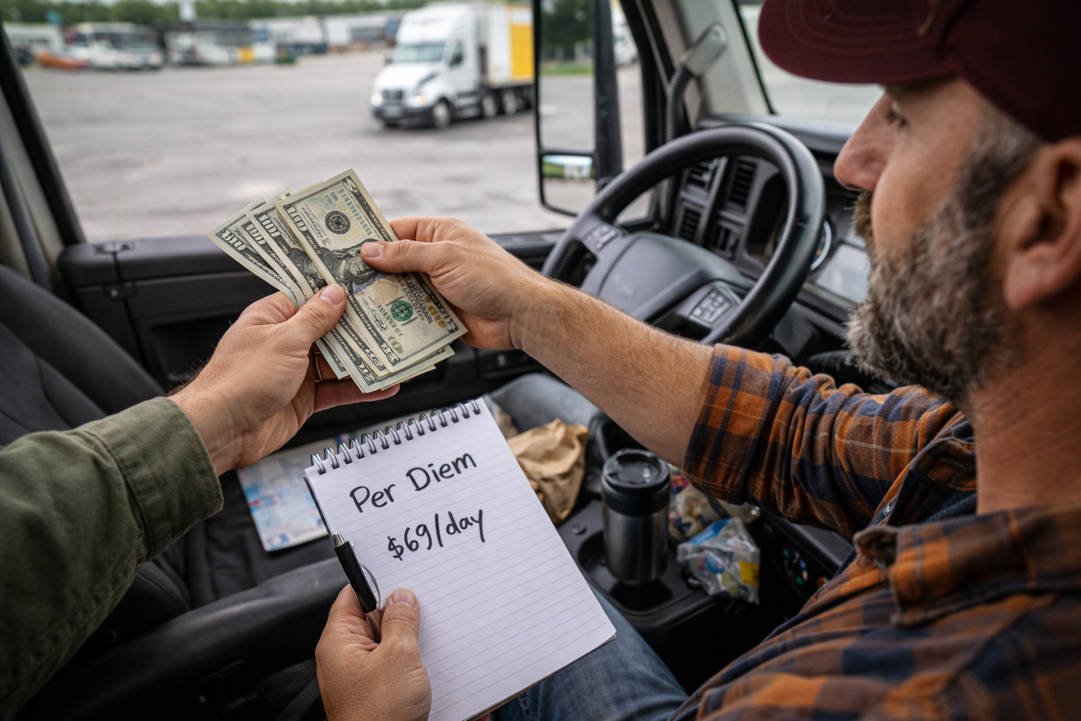 Featured image for article: Everything About Per Diem for Truck Drivers