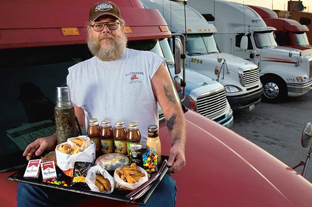 how to lose weight being a truck driver