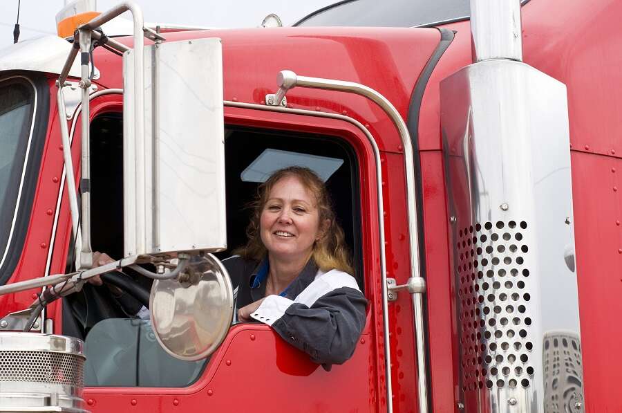 truck driving for women