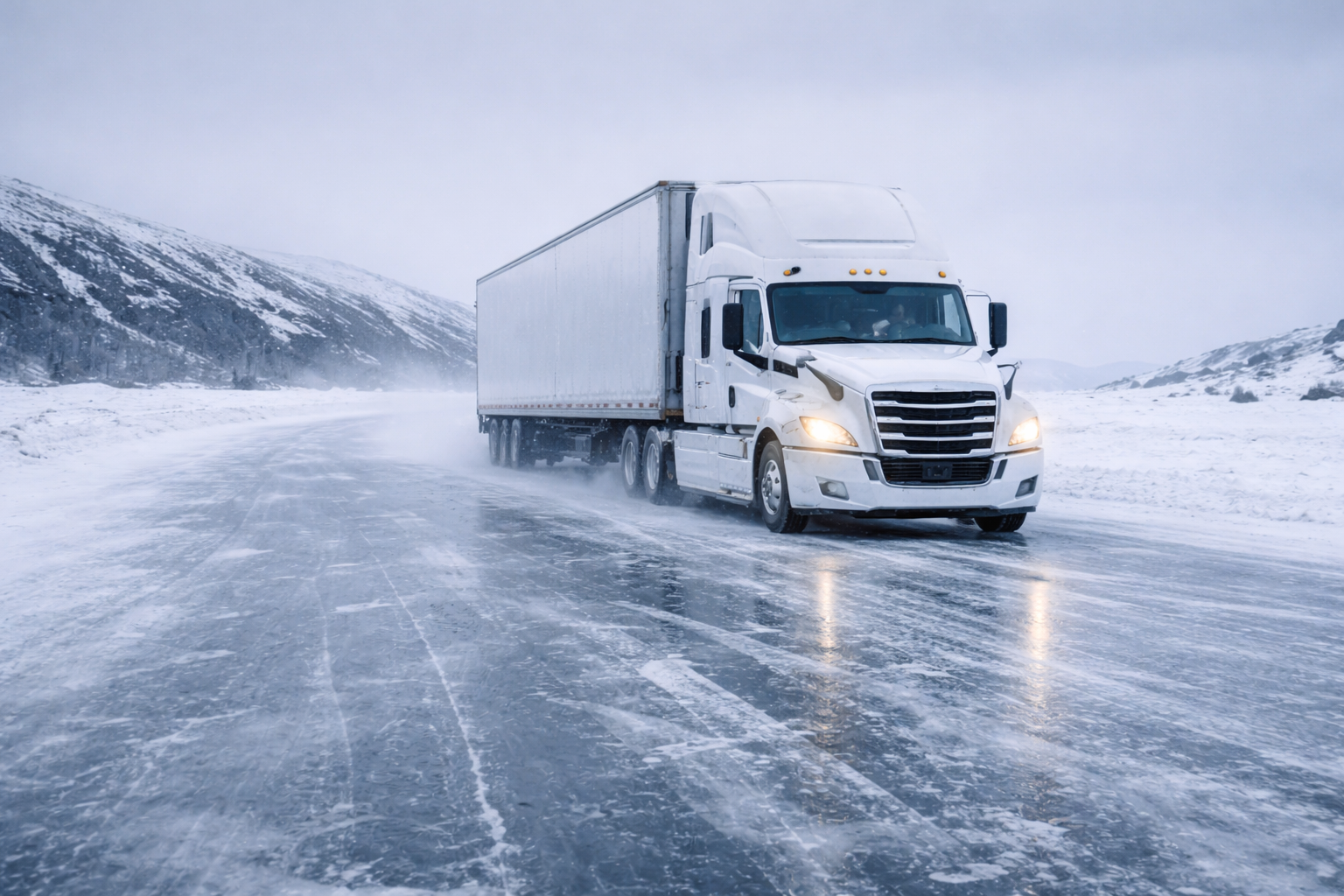 Featured image for article: How Dangerous is Ice Road Trucking