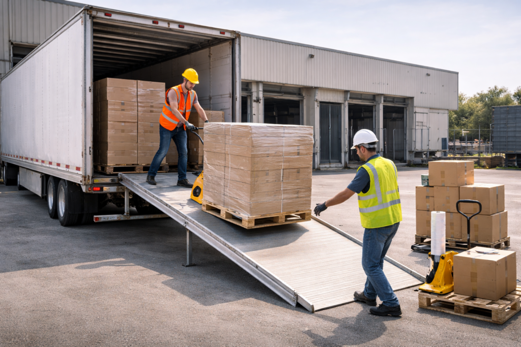 Featured image for article: How to Unload a Truck Without a Loading Dock