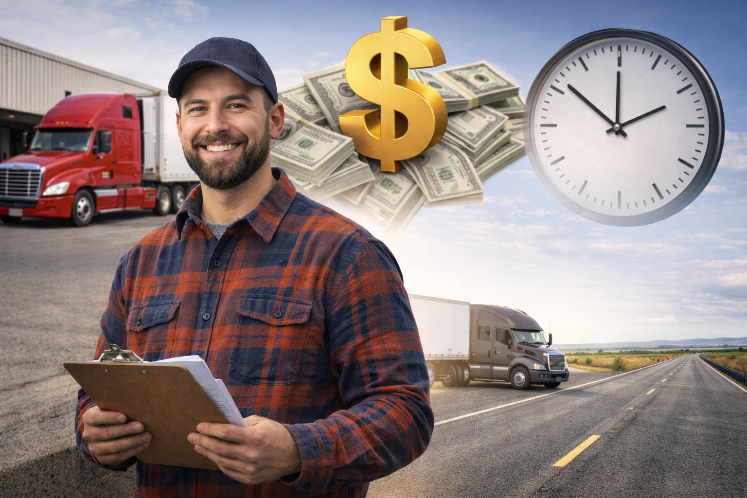 Featured image for article: Benefits of Becoming a Truck Driver