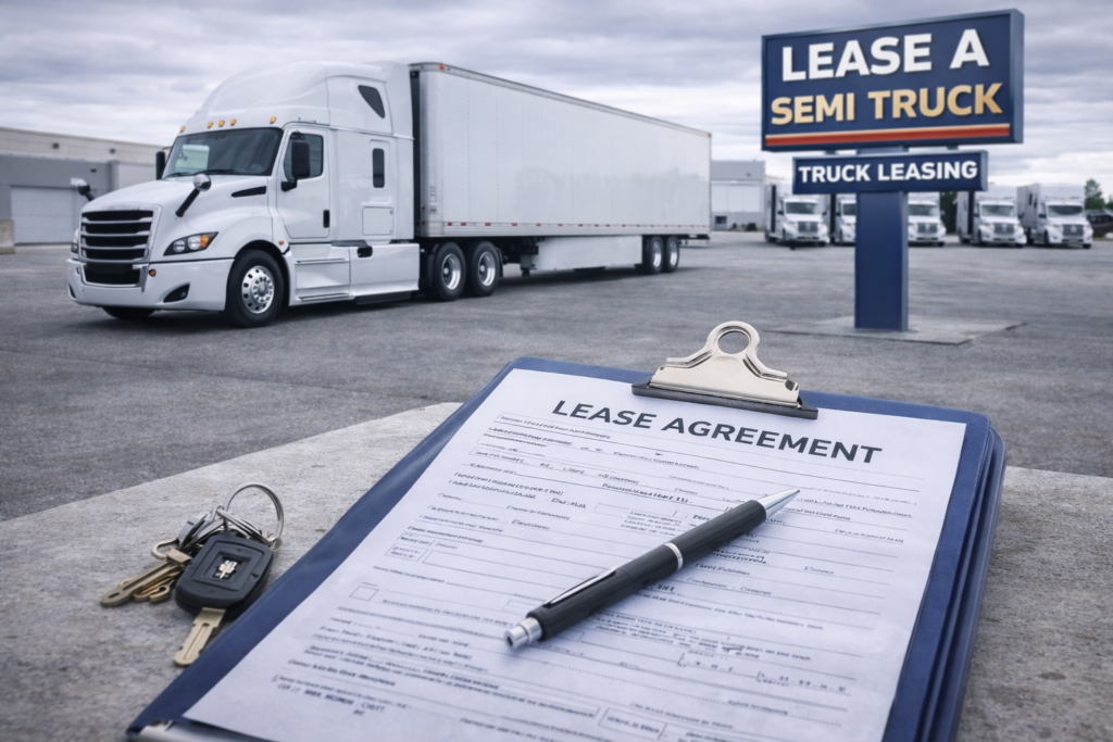 Featured image for article: How Much Does it Cost to Lease a Semi Truck in 2025 Fall
