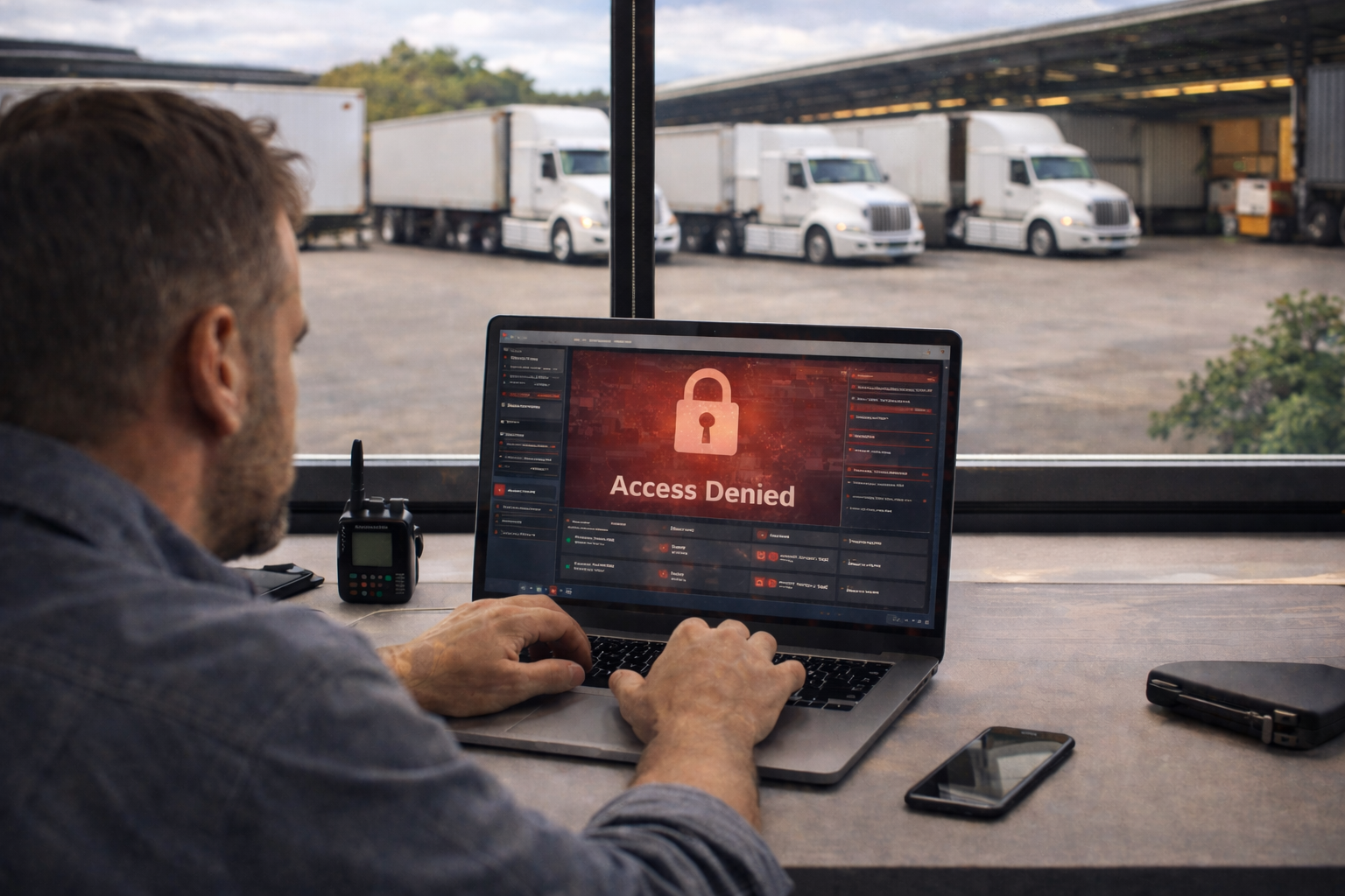 Featured image for article: Cybersecurity Challenges and Solutions for the Trucking Industry