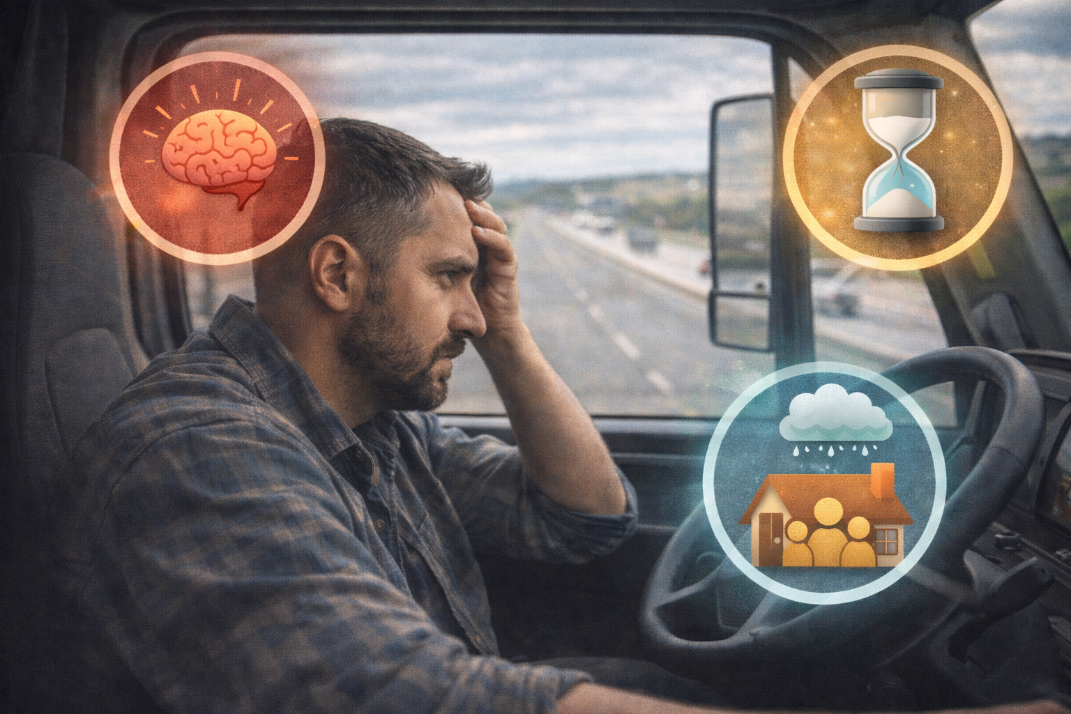 Featured image for article: Psychological Challenges of Trucking Why Truck Drivers Need Support