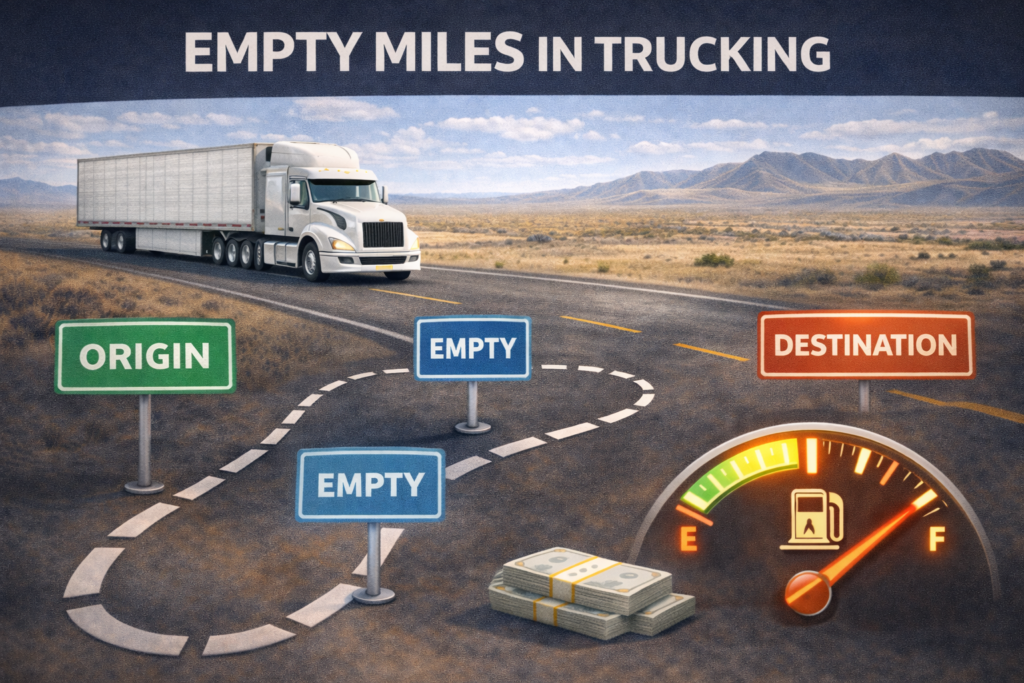 Featured image for article: The Guide to Managing Empty Miles in Trucking