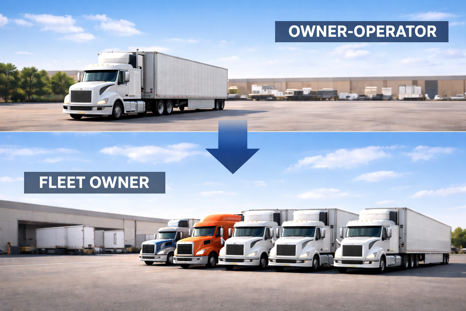 Featured image for article: Scaling from Owner-Operator to Fleet Owner What to Know
