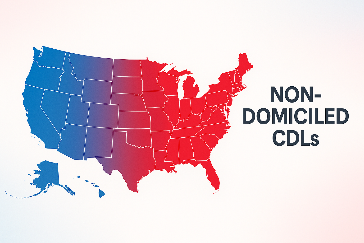 Featured image for article: Non-Domiciled CDLs Which States Are Still Renewing After the Court Stay