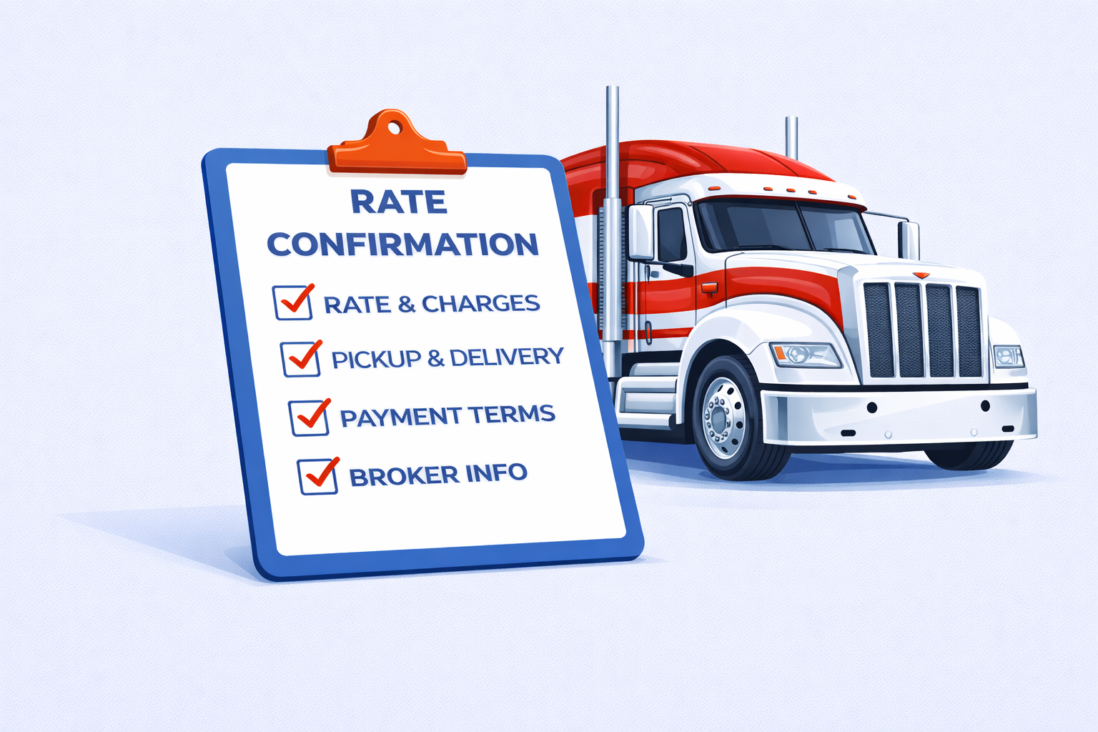 Featured image for article: Rate Confirmation 101 What Owner-Operators MUST Check Before Accepting a Load Fast Checklist