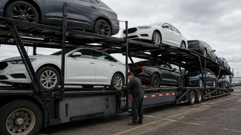 Featured image for article: Car Hauler Dispatch The Scheduling Auto-Transport Runs On